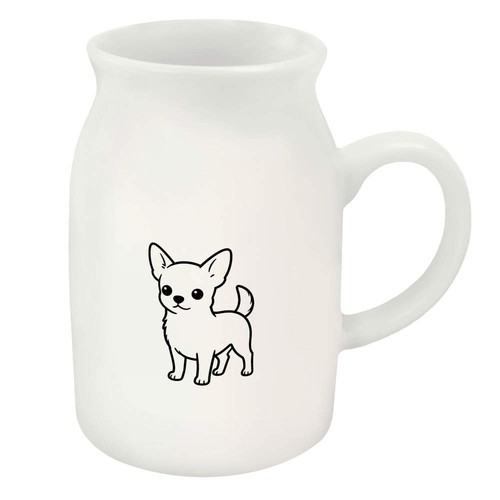 Chihuahua puppy ceramic - puppy', milk