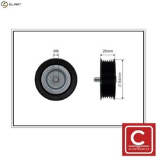 DEFLECTIONGUIDE PULLEY VRIBBED