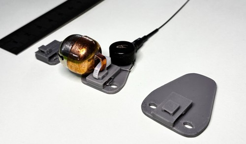 Printed falconry tail mount - 3d,