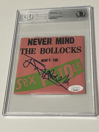 Sex pistols signed never mind - sex,