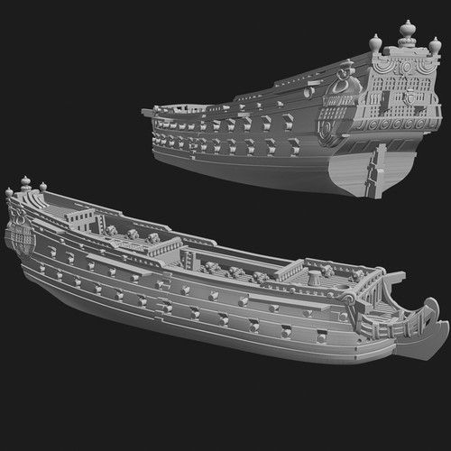 700 scale french 3rd rate - scale, le