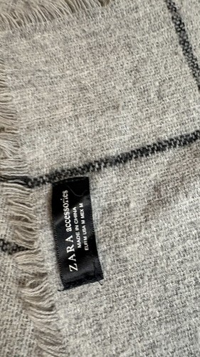 Zara oversized large scarf - large,