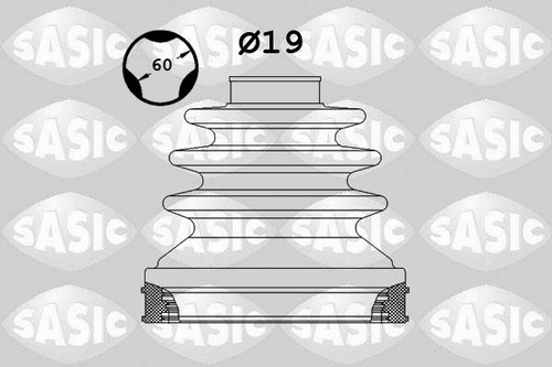 Front axle 1904032 - bellow, kit