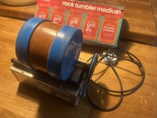 Rock Tumbler Machine - 1 x 1.5lb and 1 x 3lb  barrel - Stone Polishing - UK Made