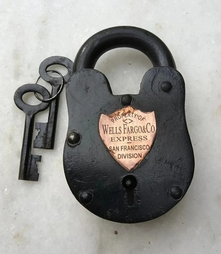 Antique padlock wells - padlock,