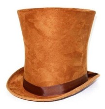 Brown Bell Hat Top Hat Vampire