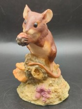 Aynsley MasterCraft Mouse Figurine – Hand Painted 1981 – 9 cm Tall