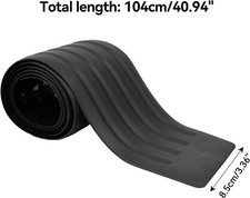 104cm Universal Car Rear Trunk Sill Bumper Guard Protector Rubber Pad Cover Stri