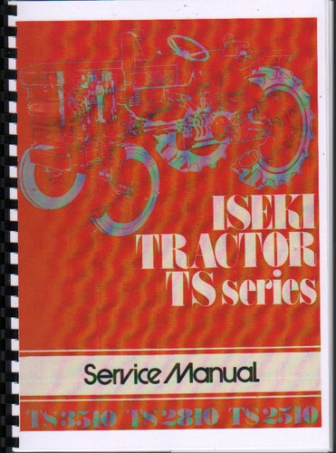 Iseki series tractor - "ts, series"