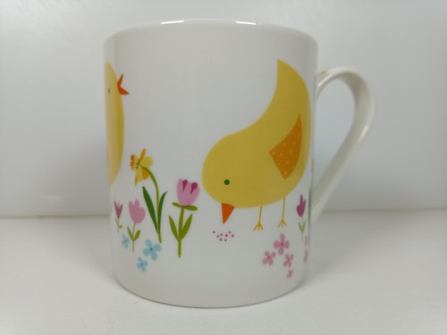 Waitrose chick mug - mug, yellow