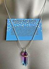 Rainbow Quartz Titanium Aura