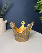 Vintage Gold Crown Candle