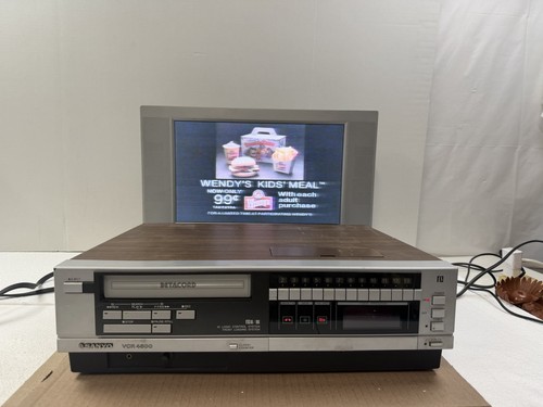 Sanyo vcr4500 beta betamax - sanyo,