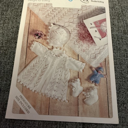 Knitting pattern baby - baby, matinee