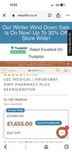 LEC Pharmacy Refrigerator