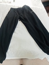 Reebok Men's Black Track Bottom Size Medium Good Condition Used