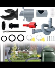 Rainwater Diverter Kit, Water Butt Filler Kit for Downpipes, Rainwater Collector