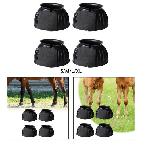 4pcs horse hoof boot - boot, rubber