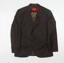 Jimmy Bee Brown Check Blazer