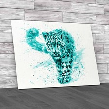 Snow Leopard Watercolor