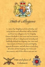 British Army Oath Of