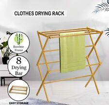 2 Tier Bamboo Wooden Folding