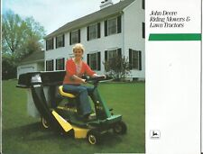 Original John Deere Riding Mowers Lawn Tractors Sales Brochure Form # A-59-83-9