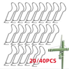 40PCS Plant Connecting Buckles Vegetable Trellis Wire Clip Plant Cages Connector