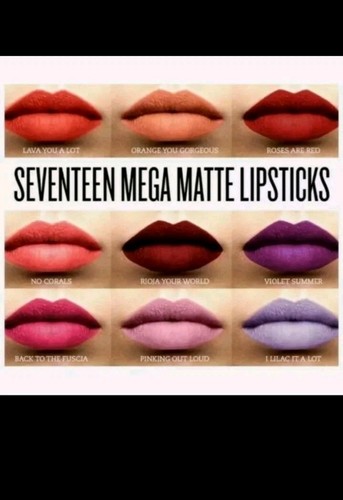 Seventeen mega matte lipstick - mega,