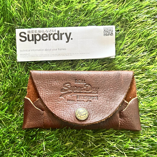 Superdry brown leather folding - superdry,