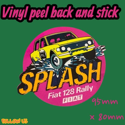 Splash fiat 128 rally - fiat,