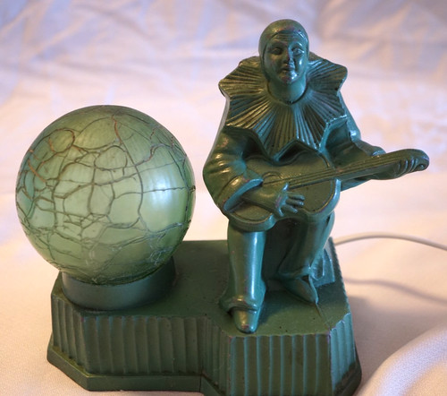 Art deco green figueral - art,