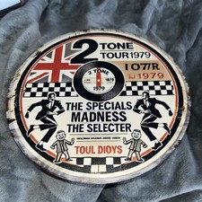 Ska 2tone metal sign Madness