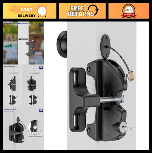 Lockable two sided gate - lockable, two-sided