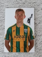 WBA. WEST BROM. WEST BROMWICH ALBION. HAND SIGNED PHOTO 6X4. AUNE HEGGEBO. 
