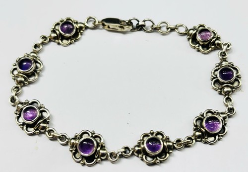 Vintage silver bracelet with