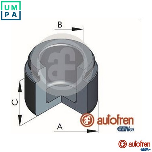 Piston brake caliper - piston,