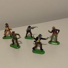 5x Vintage Britains Cowboys