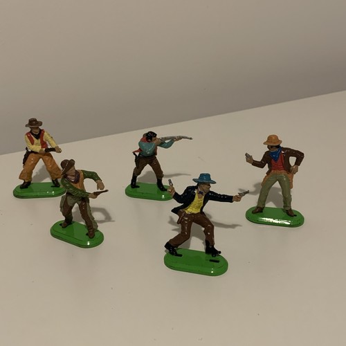 Vintage britains cowboys - 5x,