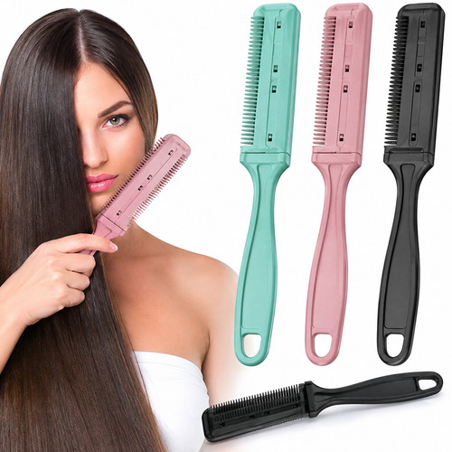 Hair cutting razor - hair, comb