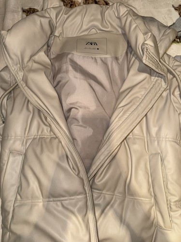 Zara cream faux - zara,