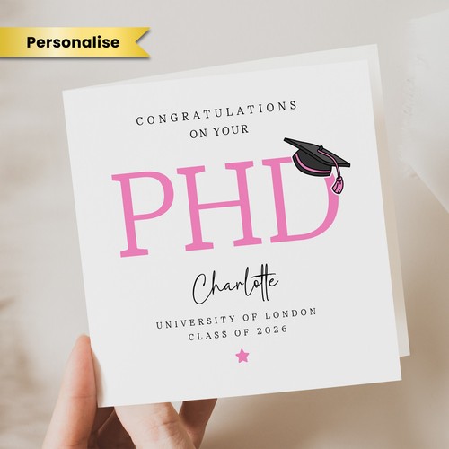 Personalised phd graduation - personalised,