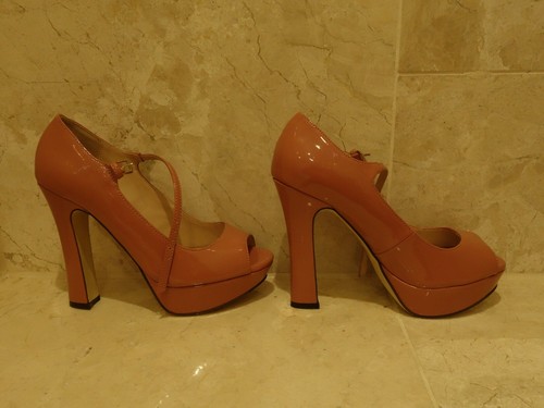 Bennett pink leather high - l,