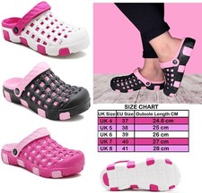 Womens Clogs Ladies Garden Hospital Beach Summer Sandals EVA Breathable shower