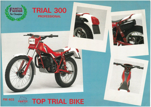 Fantic motor trial 300 - motor, bike