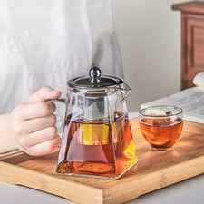 Clear Glass Teapot with