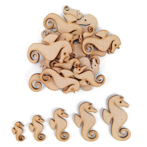 Seahorse mdf craft shapes - mdf,