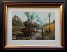 RAILWAY PRINT BY DON BRECKON FRAMED (G)