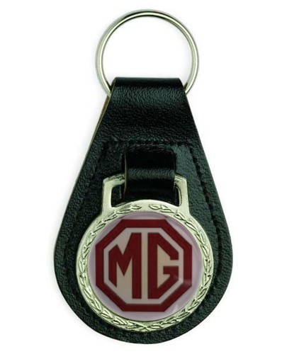 Car leather keyring - car,