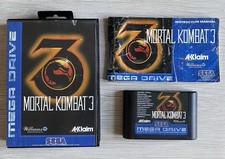 Sega Mega Drive Mortal Kombat 3 PAL Version Complete in Box - Tested
